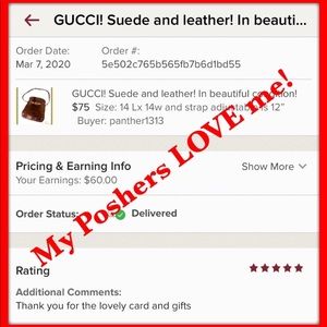 MY POSHERS LOVE ME!